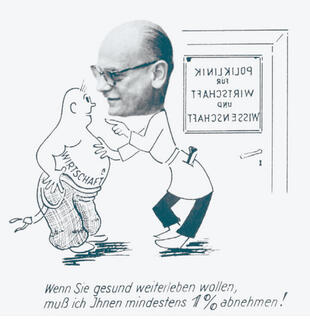 Weihnachtskarte aus den 1960er-Jahren (Bild: Stifterverband-Archiv)